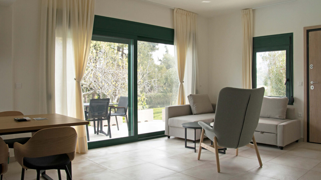 Living room & terrace